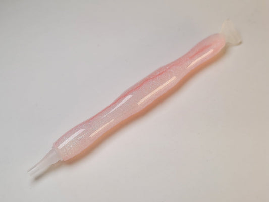 Diamond Painting Stift - schillerndes rosa - mit Drehaufsätzen