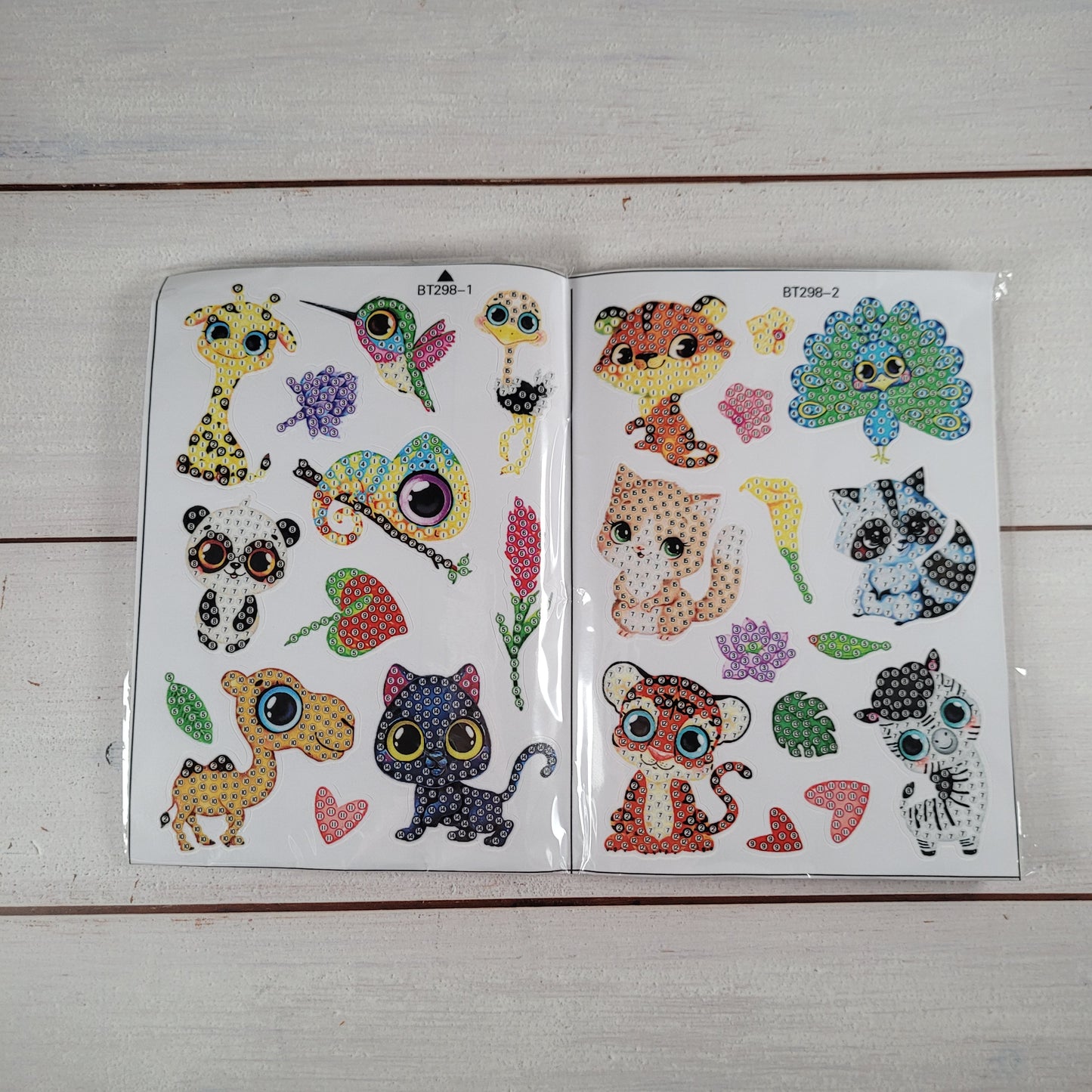 Diamond Painting Sticker - Tiere - 49 Sticker
