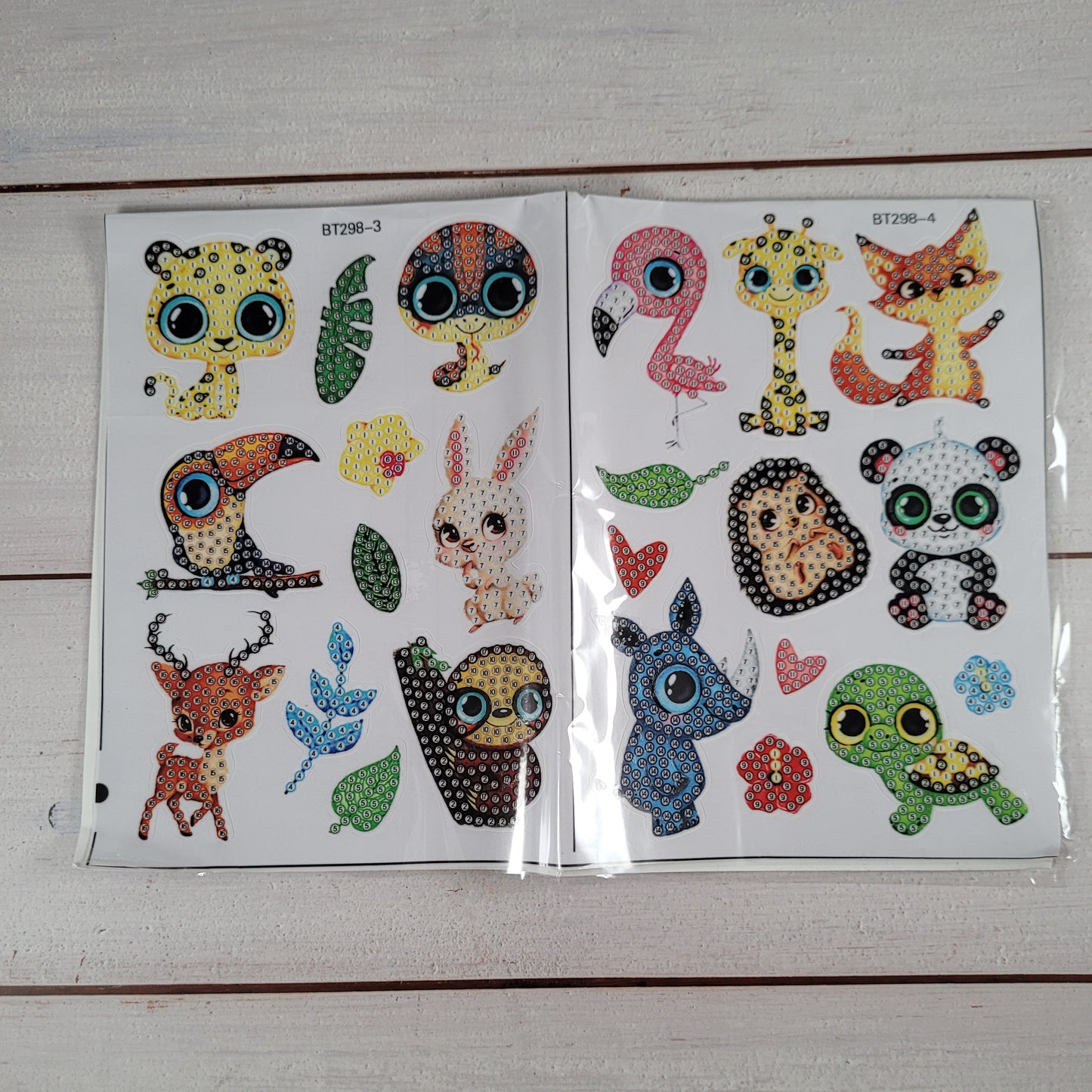 Diamond Painting Sticker - Tiere - 49 Sticker