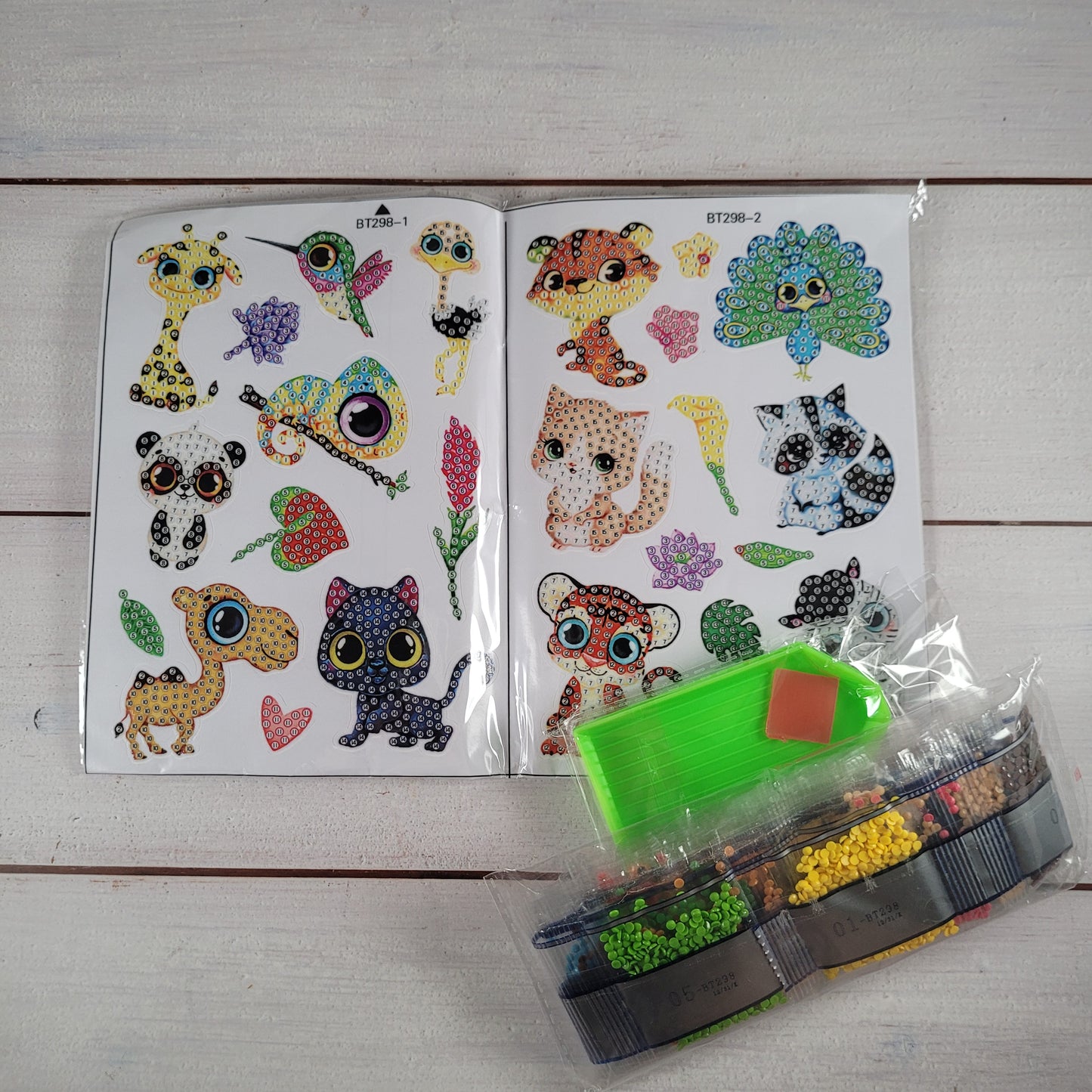 Diamond Painting Sticker - Tiere - 49 Sticker