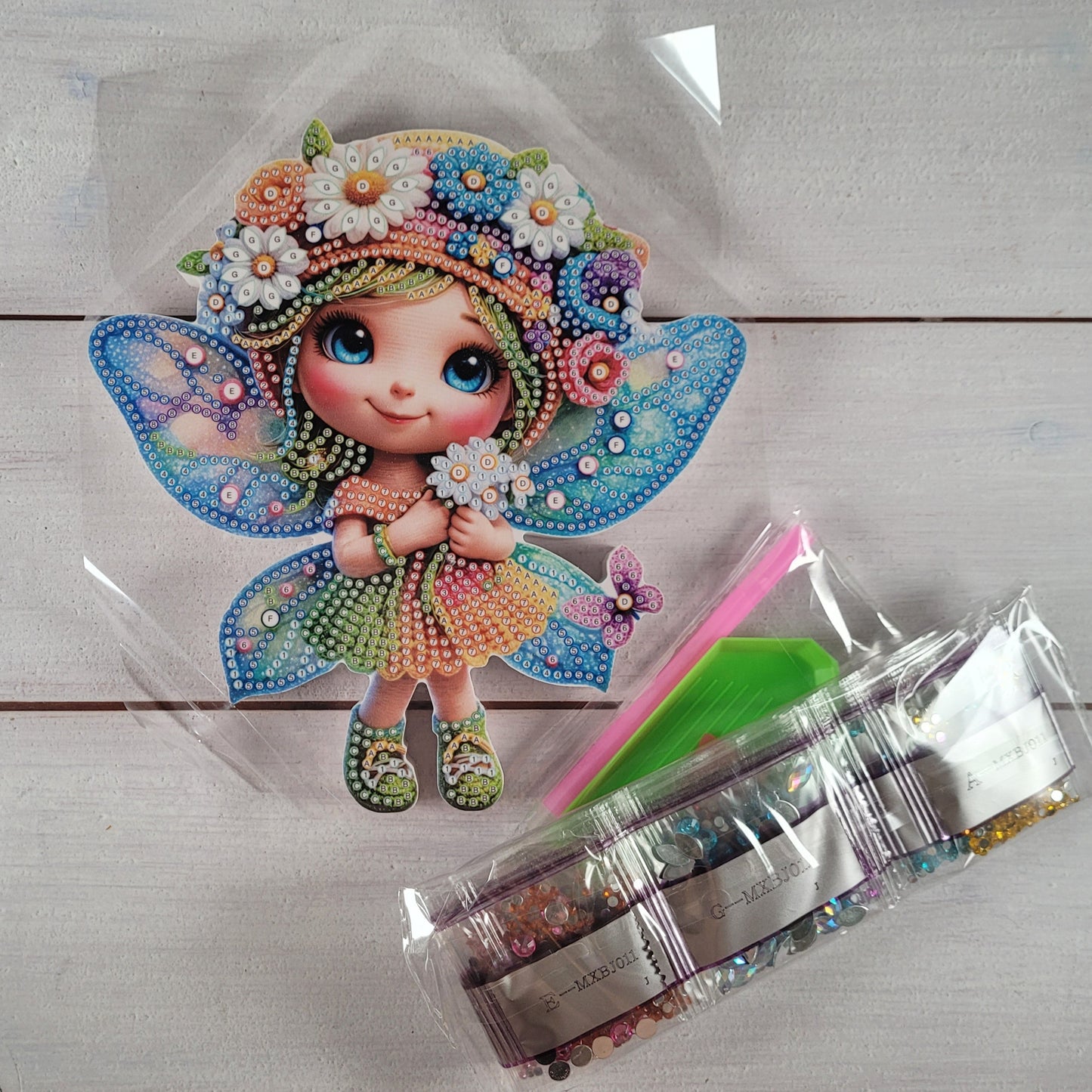 Diamond Painting Holzaufsteller - Kleine Fee