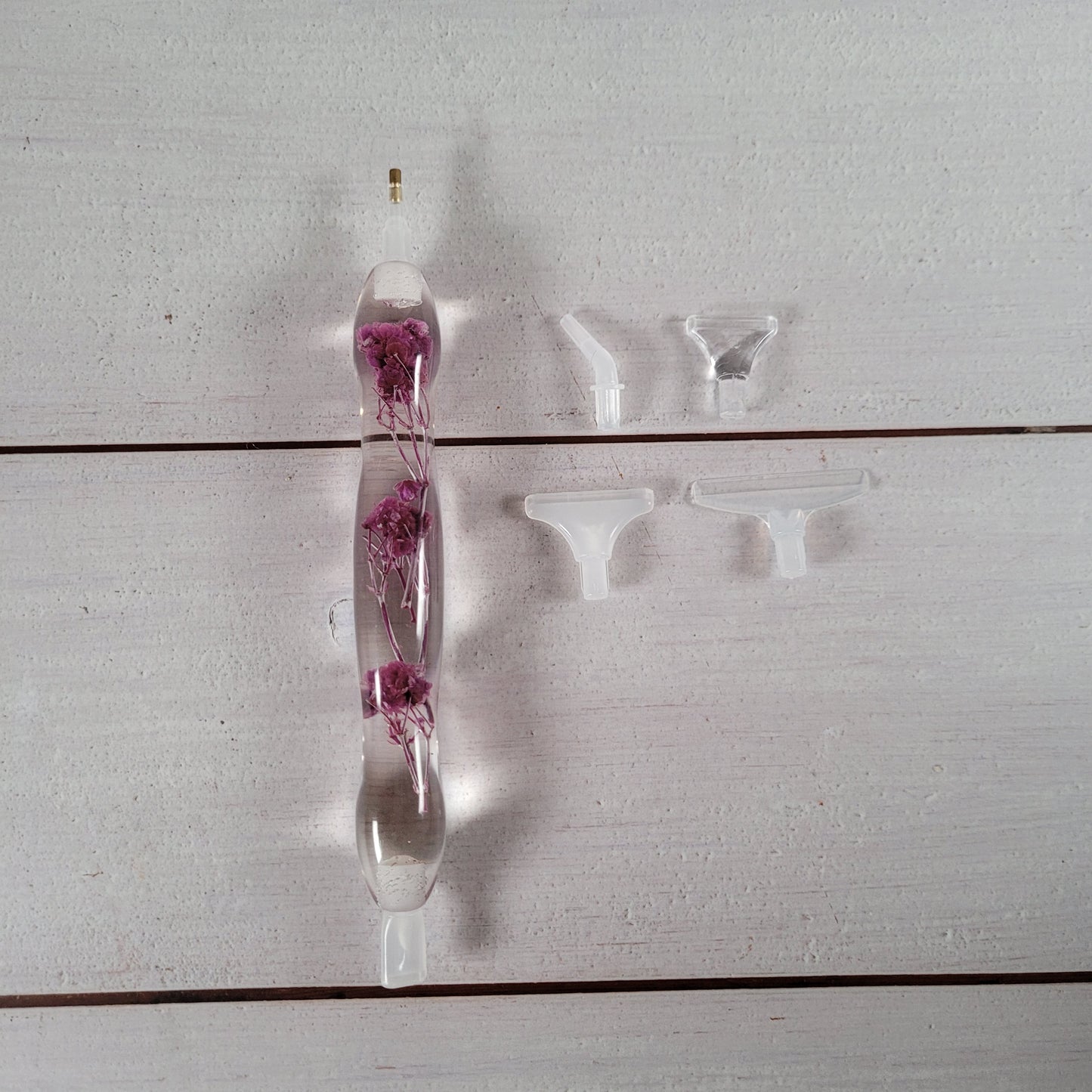 Diamand Painting Stift - Lila Blumen