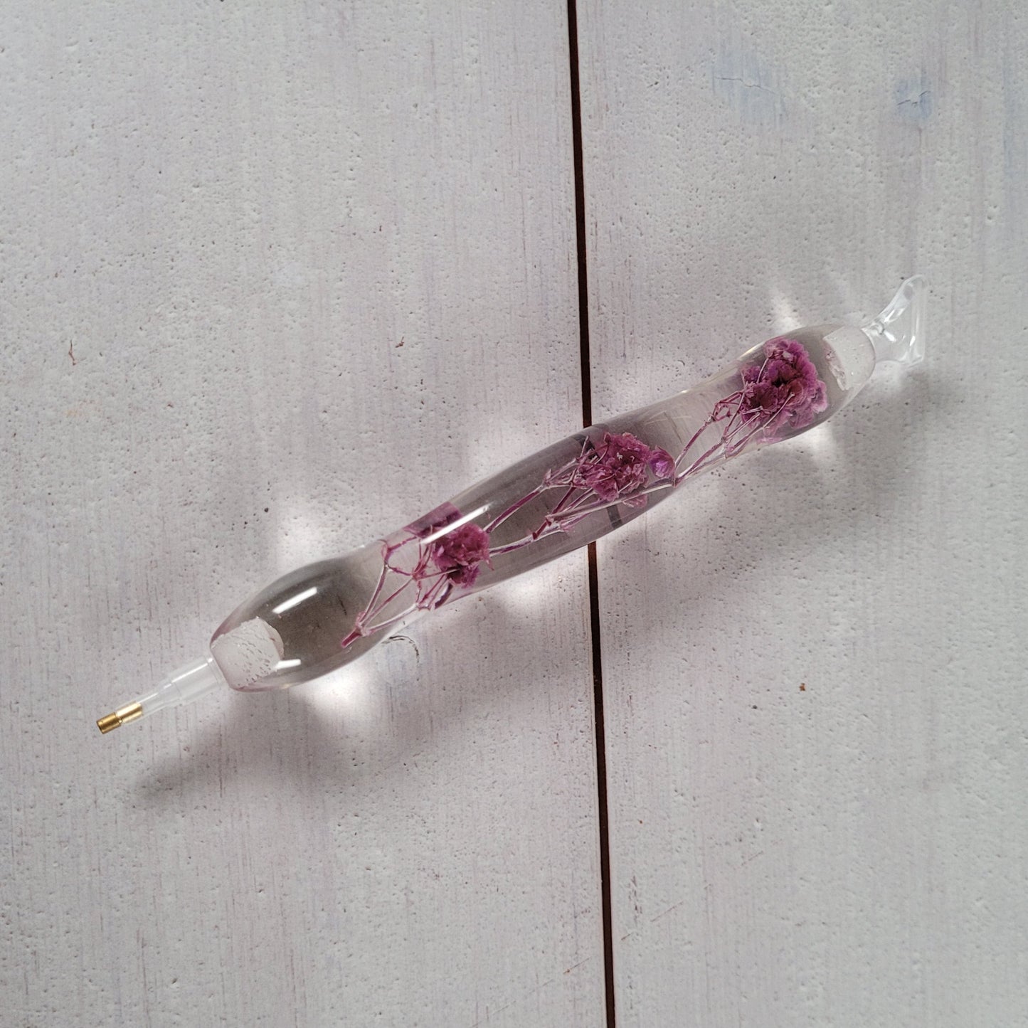 Diamand Painting Stift - Lila Blumen