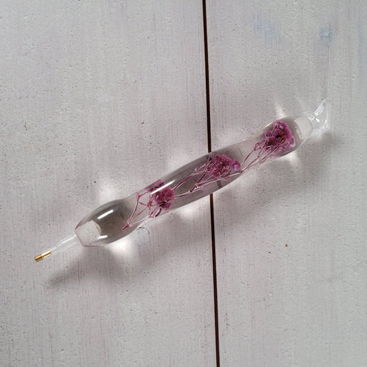 Diamand Painting Stift - Lila Blumen