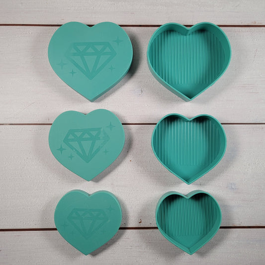 Herzschiffchen 6 in 1 - türkis