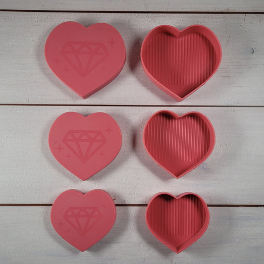 Herzschiffchen 6 in 1 - Pink
