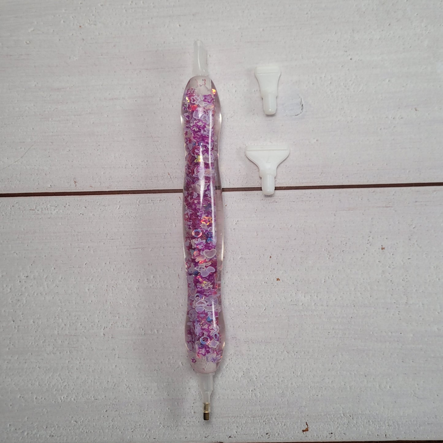 Diamand Painting Stift - Glow in the Dark - Lila Sterne