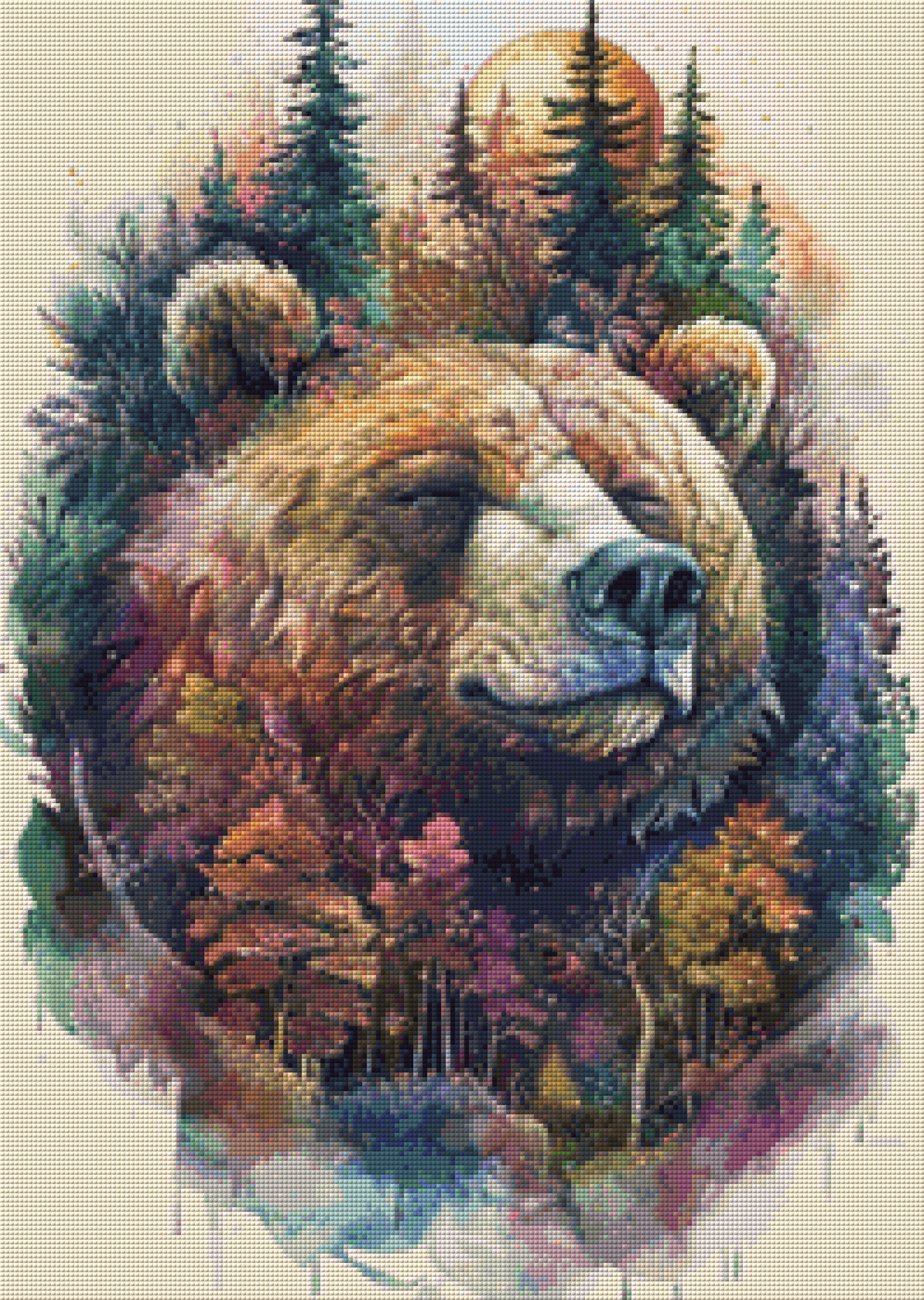 Diamond Painting Bild - Beautiful Wildness von Sakura Cherry Ai - 50x70 cm - 85 Farben