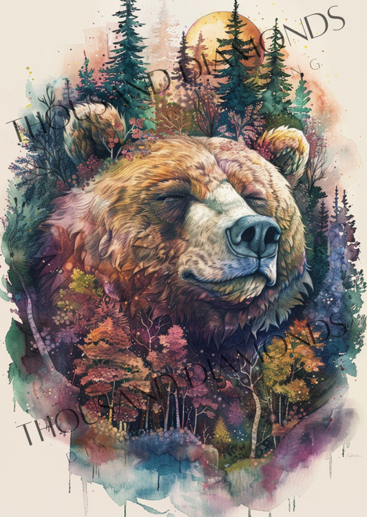 Diamond Painting Bild - Beautiful Wildness von Sakura Cherry Ai - 50x70 cm - 85 Farben