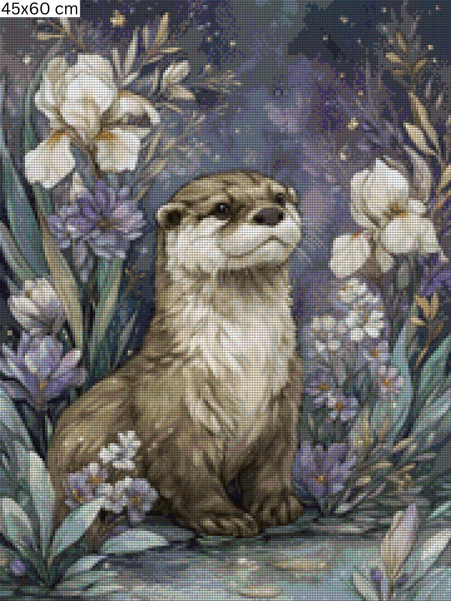 Diamond Painting Bild - Dämmerung am Wasser von Salzkatze - ab 45x60 cm - 65 Farben