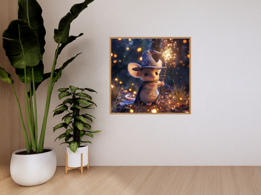 Diamond Painting Bild 50x50 cm - Magic Maus