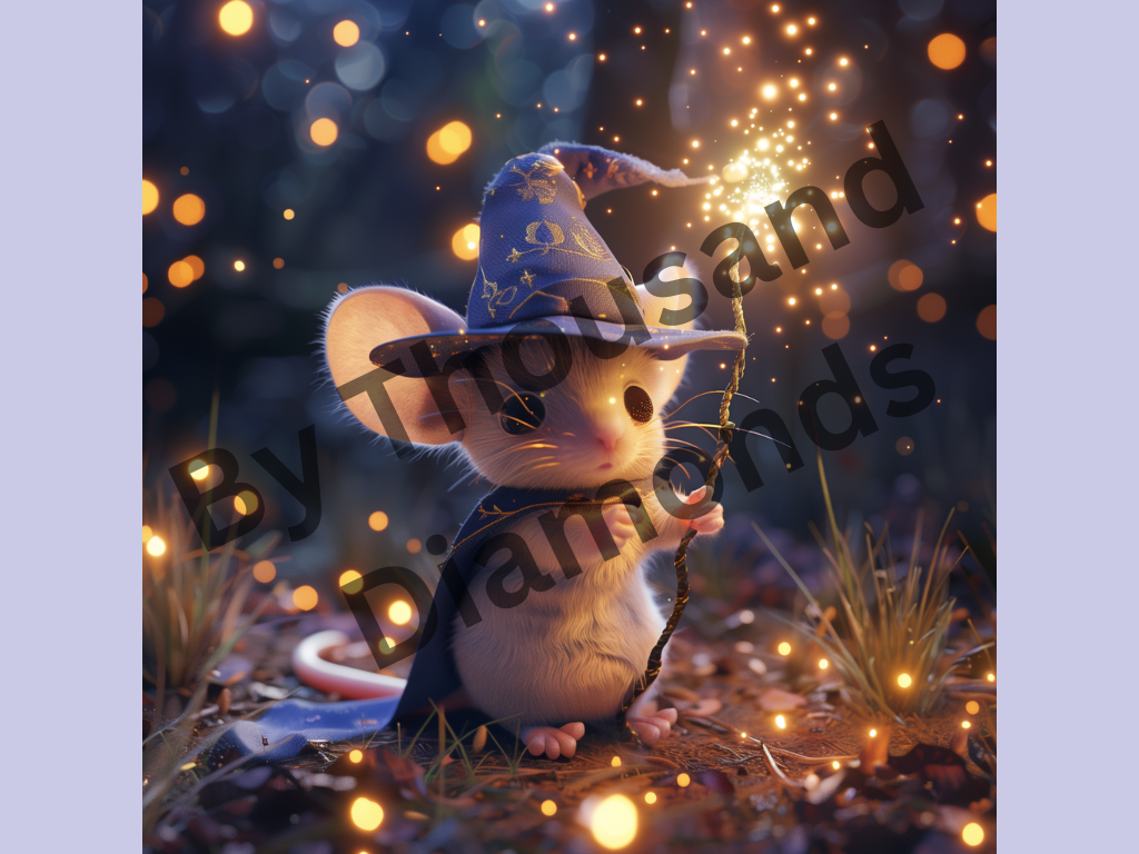 Diamond Painting Bild 50x50 cm - Magic Maus