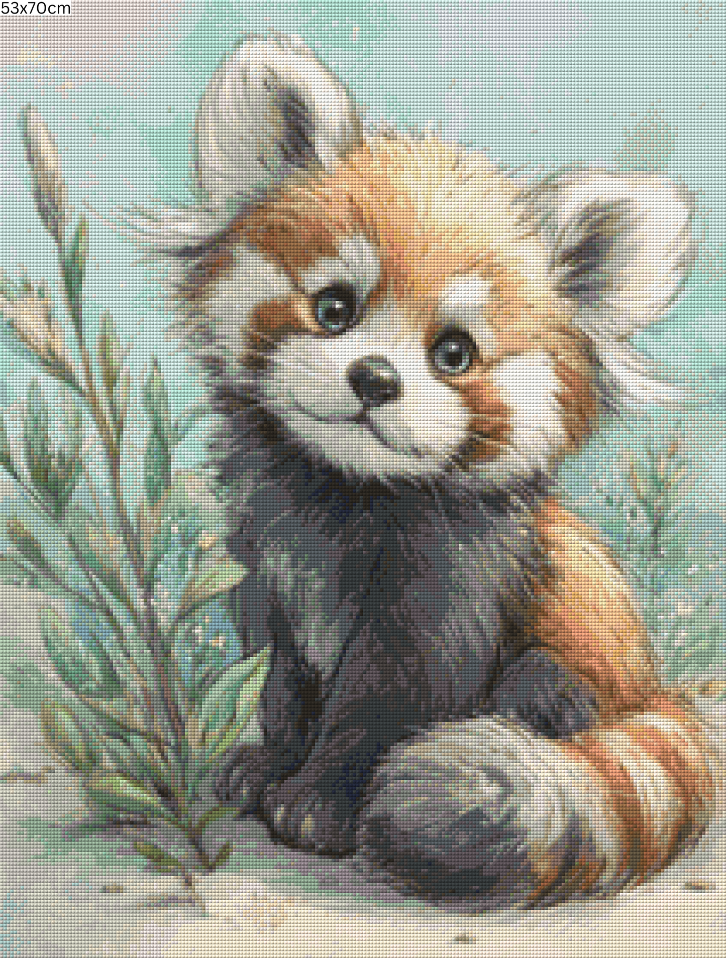 Diamond Painting Bild - Ein Funken Wildnis von Salzkatze - ab 45x60 cm - 68 Farben