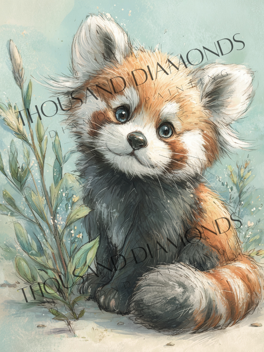Diamond Painting Bild - Ein Funken Wildnis von Salzkatze - ab 45x60 cm - 68 Farben