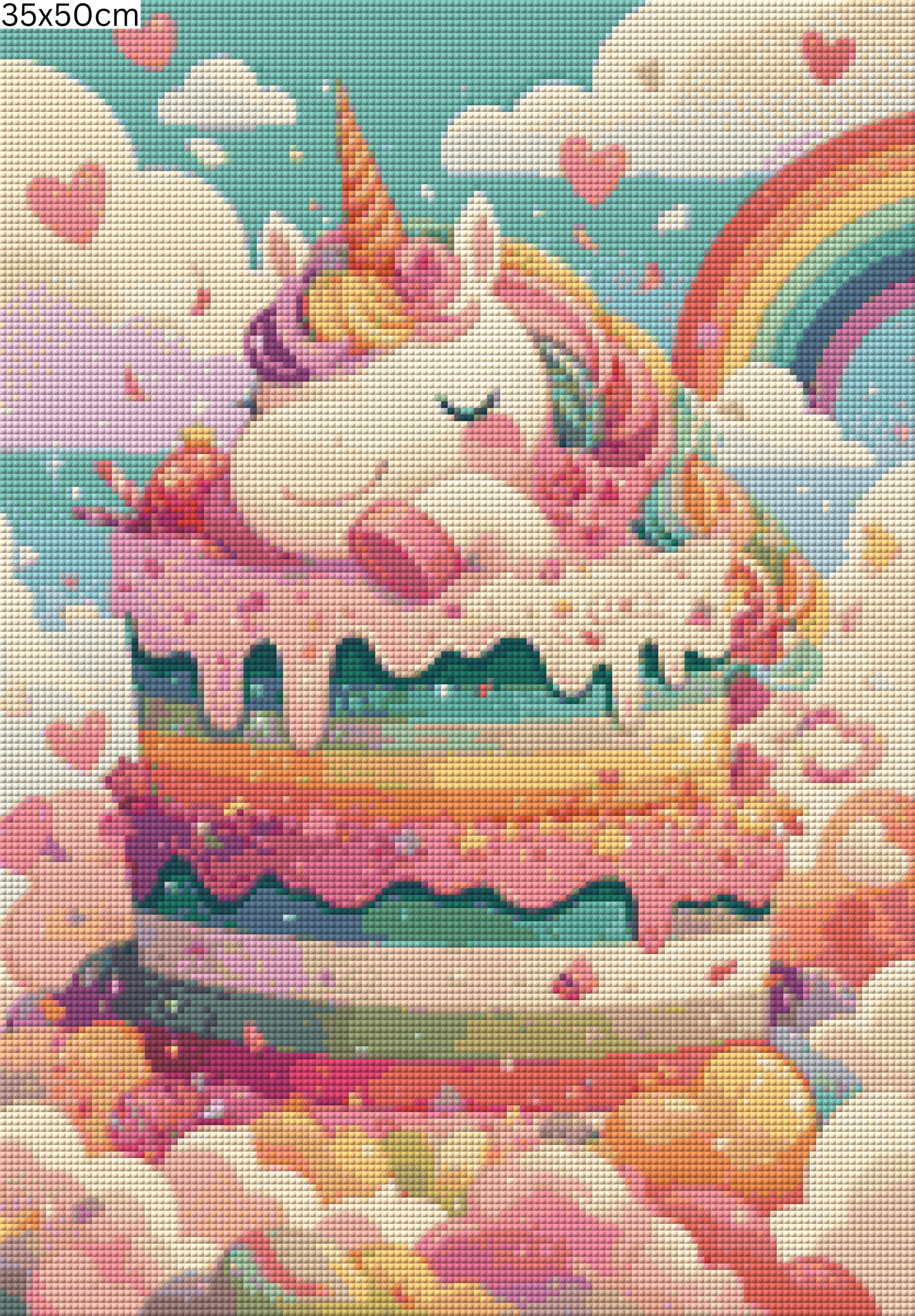 Diamond Painting Bild - Unicornsugarshock von Sakura Cherry - ab 35x50 cm 56 Farben