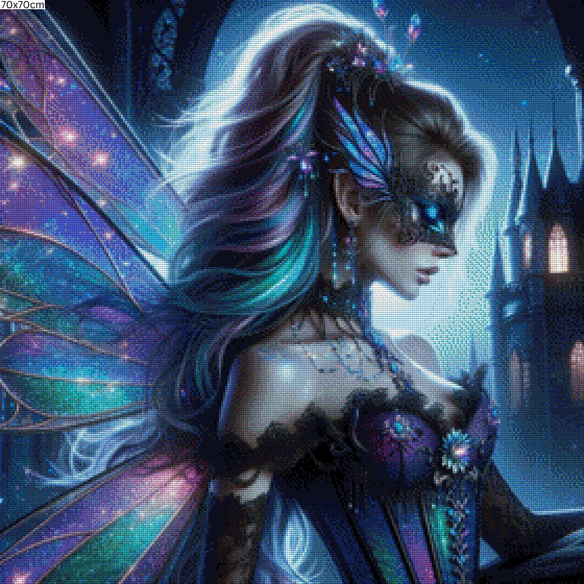 Diamond Painting Bild - Der Zauber der Maske von Lexxy Ai - ab 50x50cm - 80 Farben