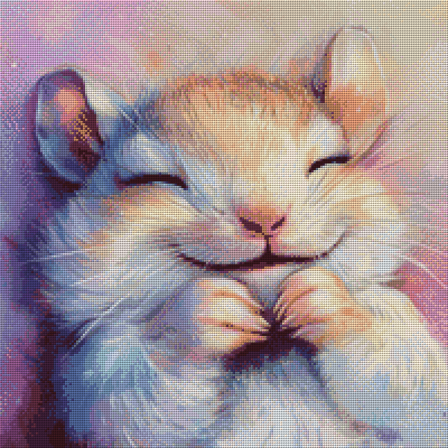 Diamond Painting Bild - Happy von Sakura Cherry Ai - 50x50 cm - 70 Farben