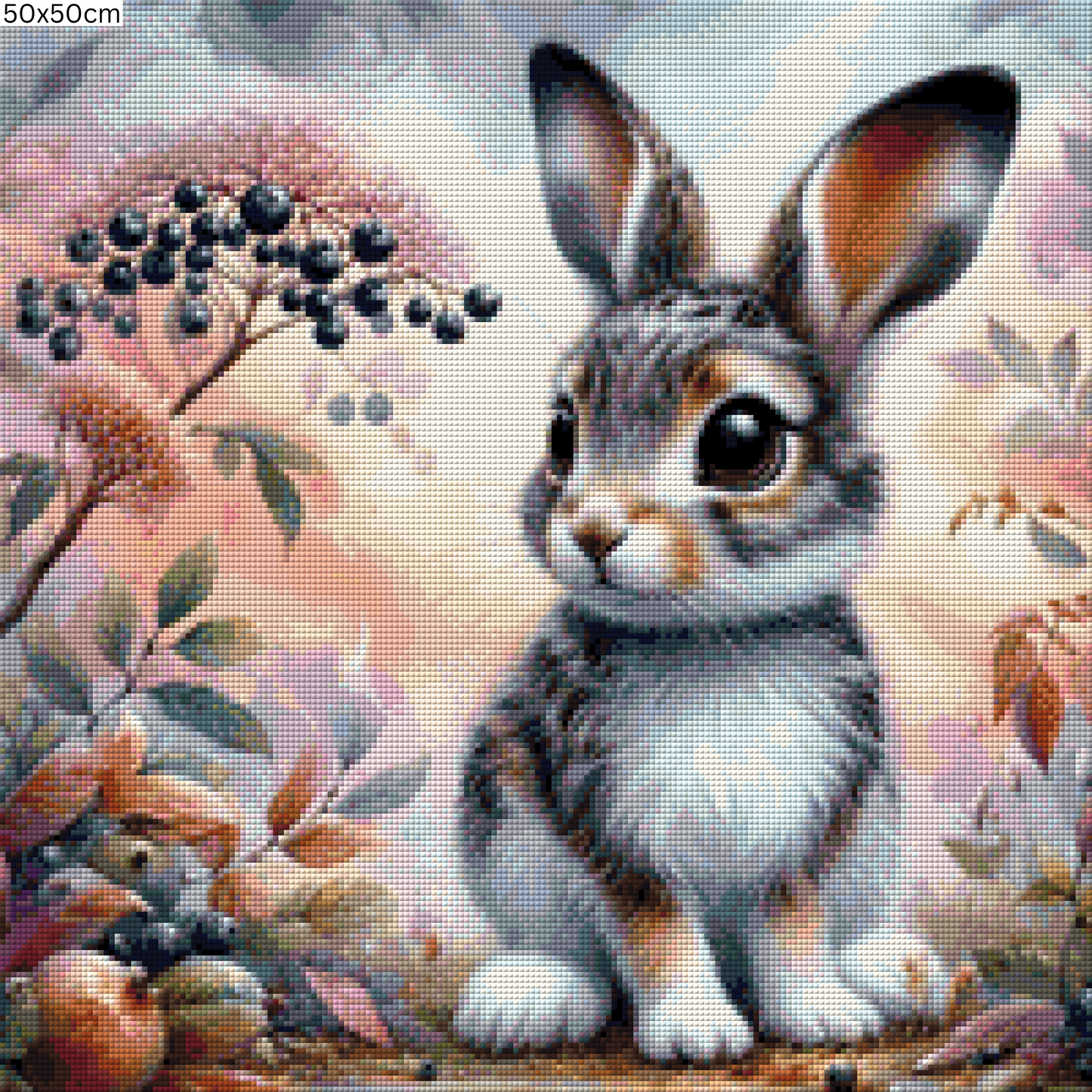 Diamond Painting Bild - Rustle&Roots von MoozyJo.ai - ab 50x50 cm - 59 Farben
