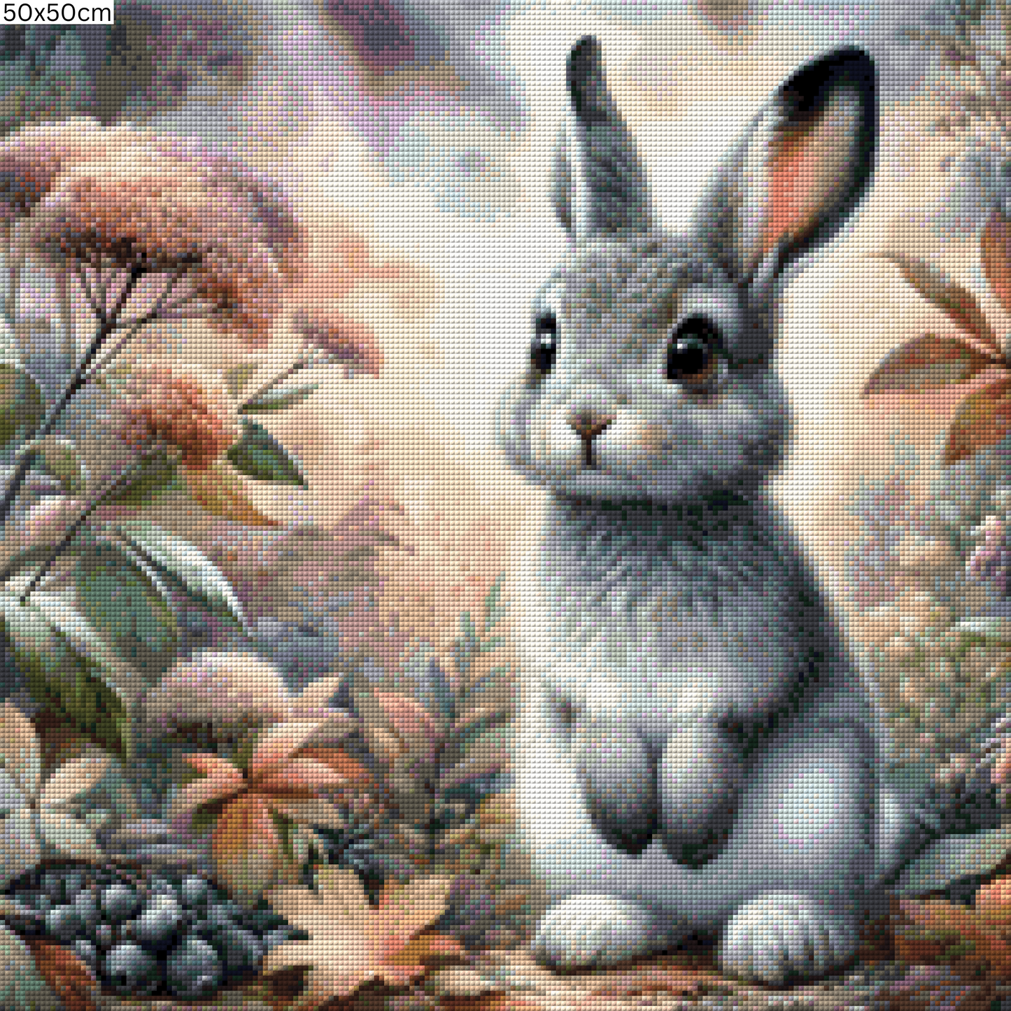 Diamond Painting Bild - Elderbloom Haven von MoozyJo.ai - ab 50x50 cm - 62 Farben