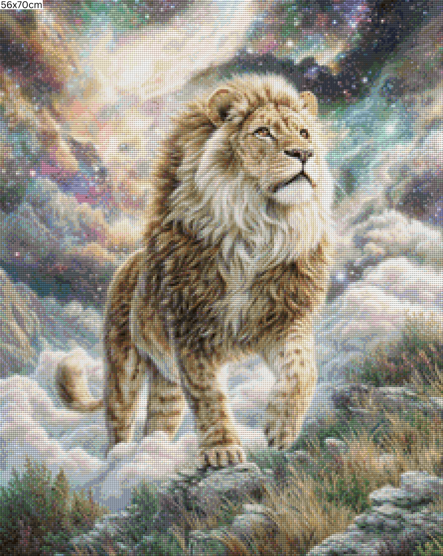 Diamond Painting Bild - Herrscher der himmlischen Weite von Salzkatze - ab 56x70 cm - 82 Farben