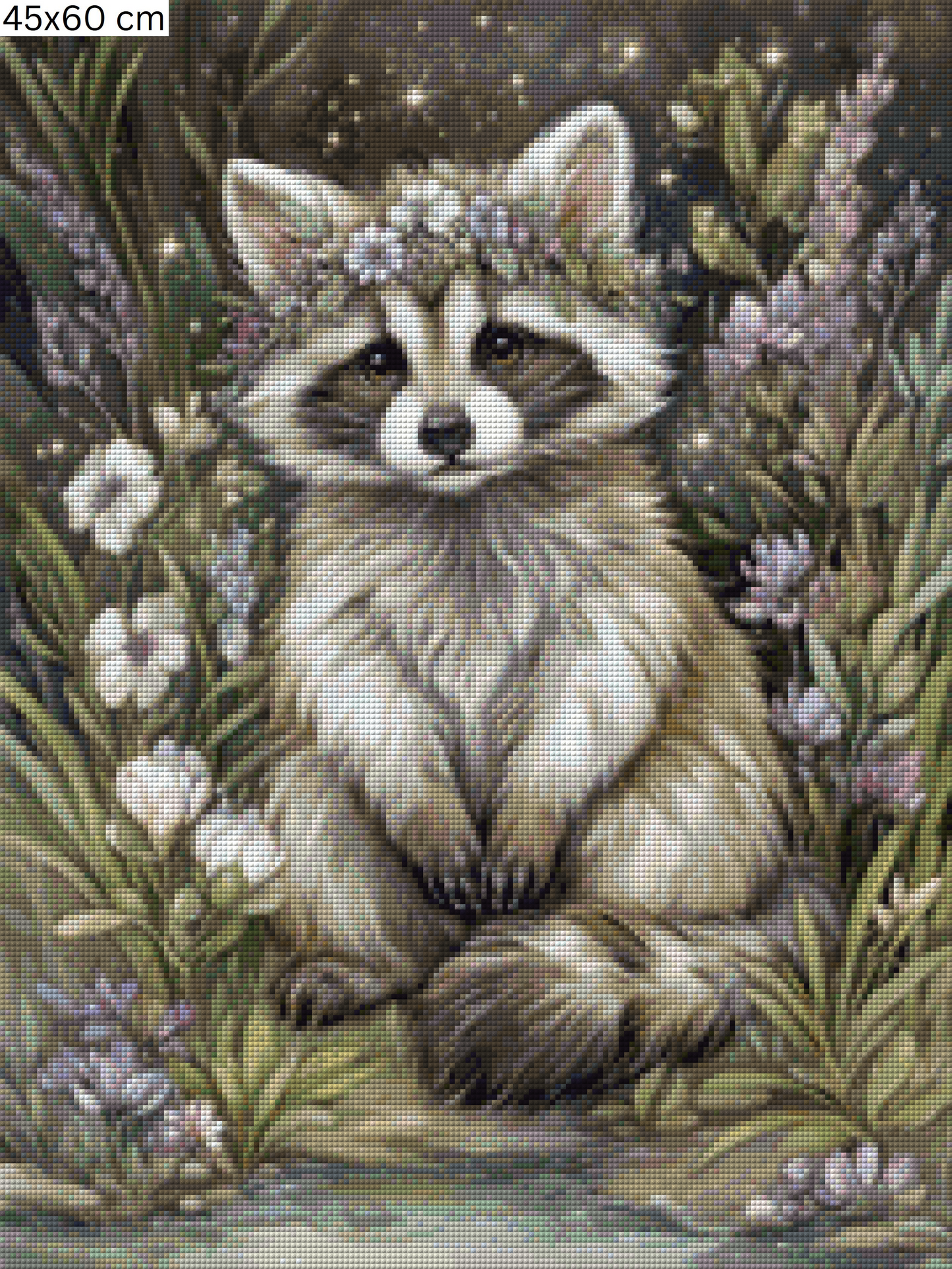 Diamond Painting Bild - Kleiner Streuner im Abendlicht von Salzkatze - ab 45x60 cm - 62 Farben