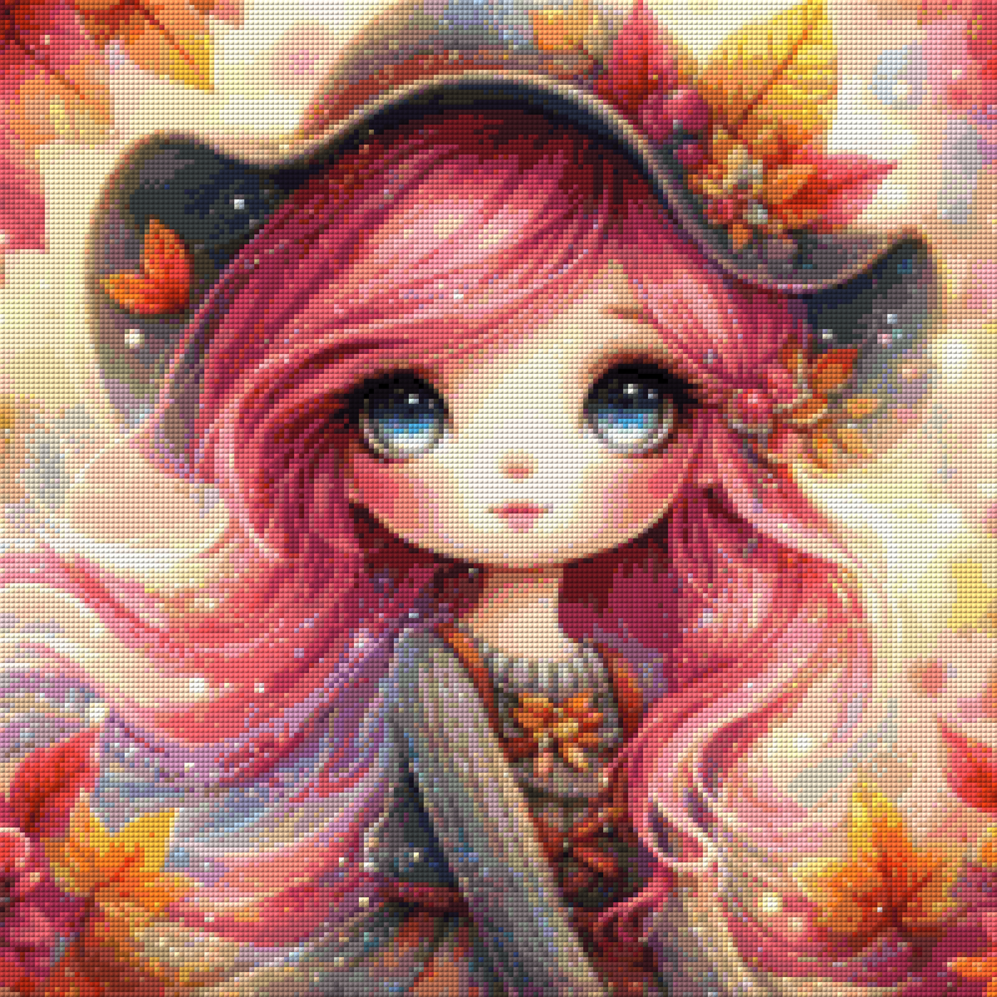 Diamond Painting Bild - Lilli von AileensCreativeArtDesgin - 50x50cm 95Farben/60x60 cm 108 Farben