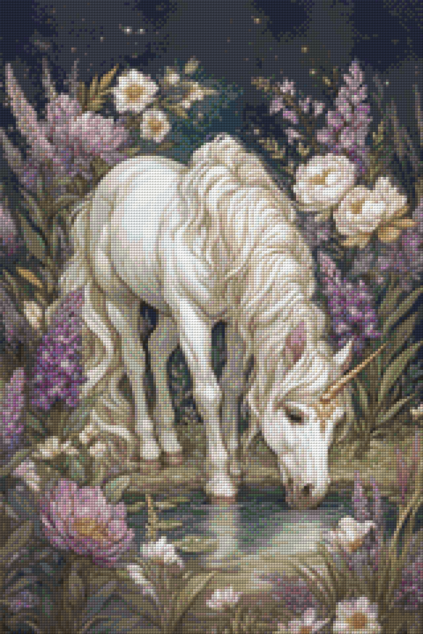 Diamond Painting Bild - Magie im Wasserlicht von Salzkatze - ab 40x60 cm - 61 Farben