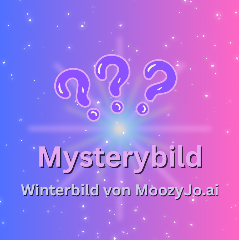 Diamond Painting Bild - Winterliches Mysterybild von MoozyJo.ai - ab 50x50 cm - 70 Farben