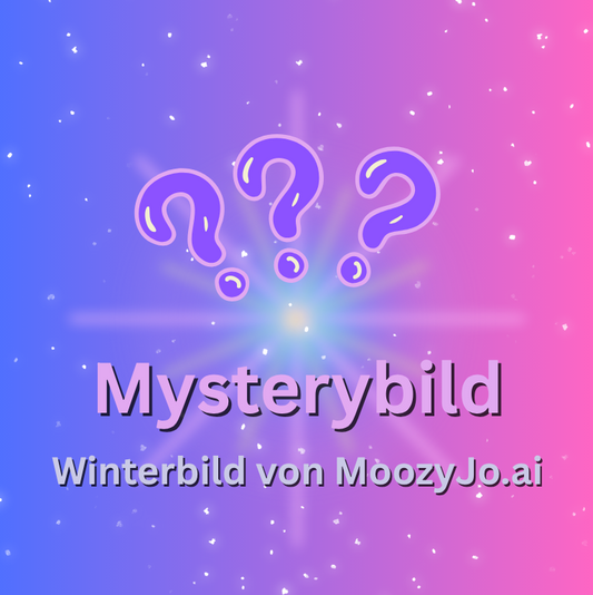 Diamond Painting Bild - Winterliches Mysterybild von MoozyJo.ai - ab 50x50 cm - 70 Farben