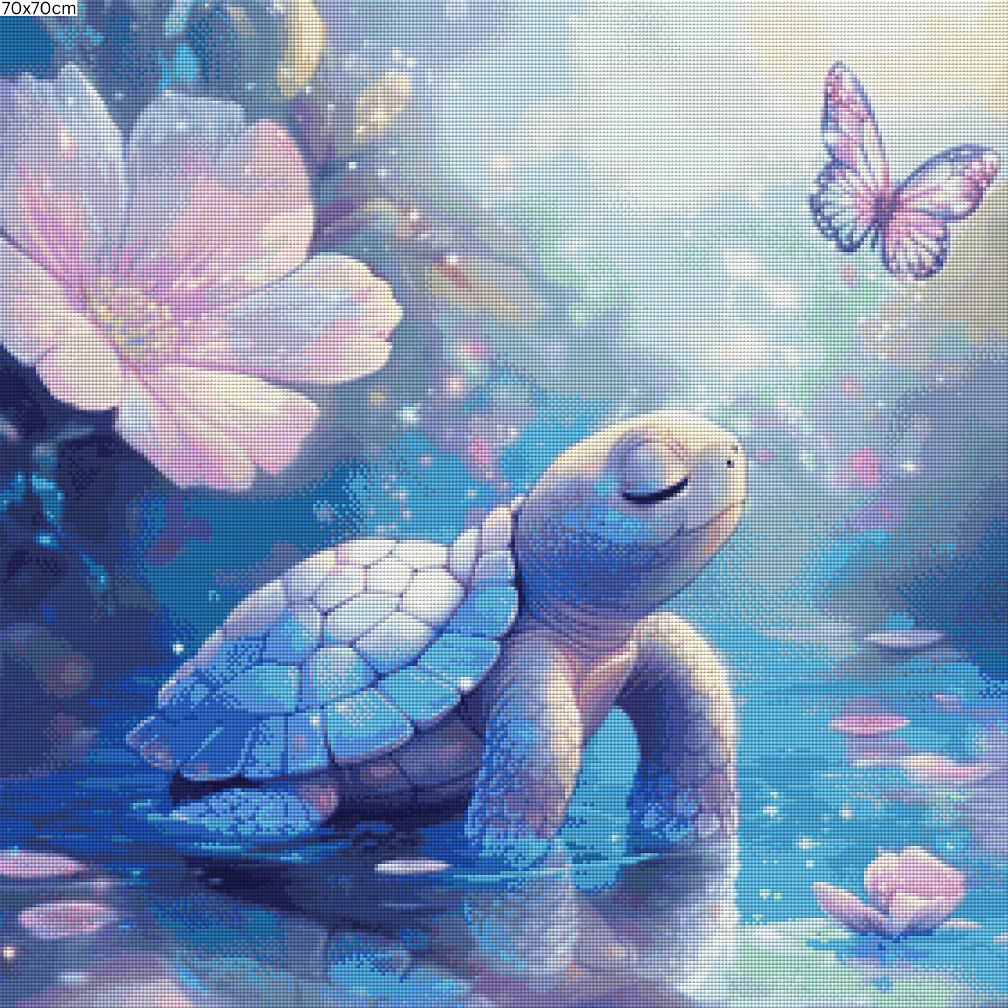 Diamond Painting Bild - A Gentle Dream von Traumpixxel - 60x60cm 64 Farben/70x70cm 67 Farben