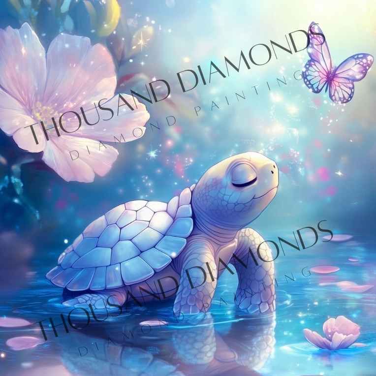 Diamond Painting Bild - A Gentle Dream von Traumpixxel - 60x60cm 64 Farben/70x70cm 67 Farben