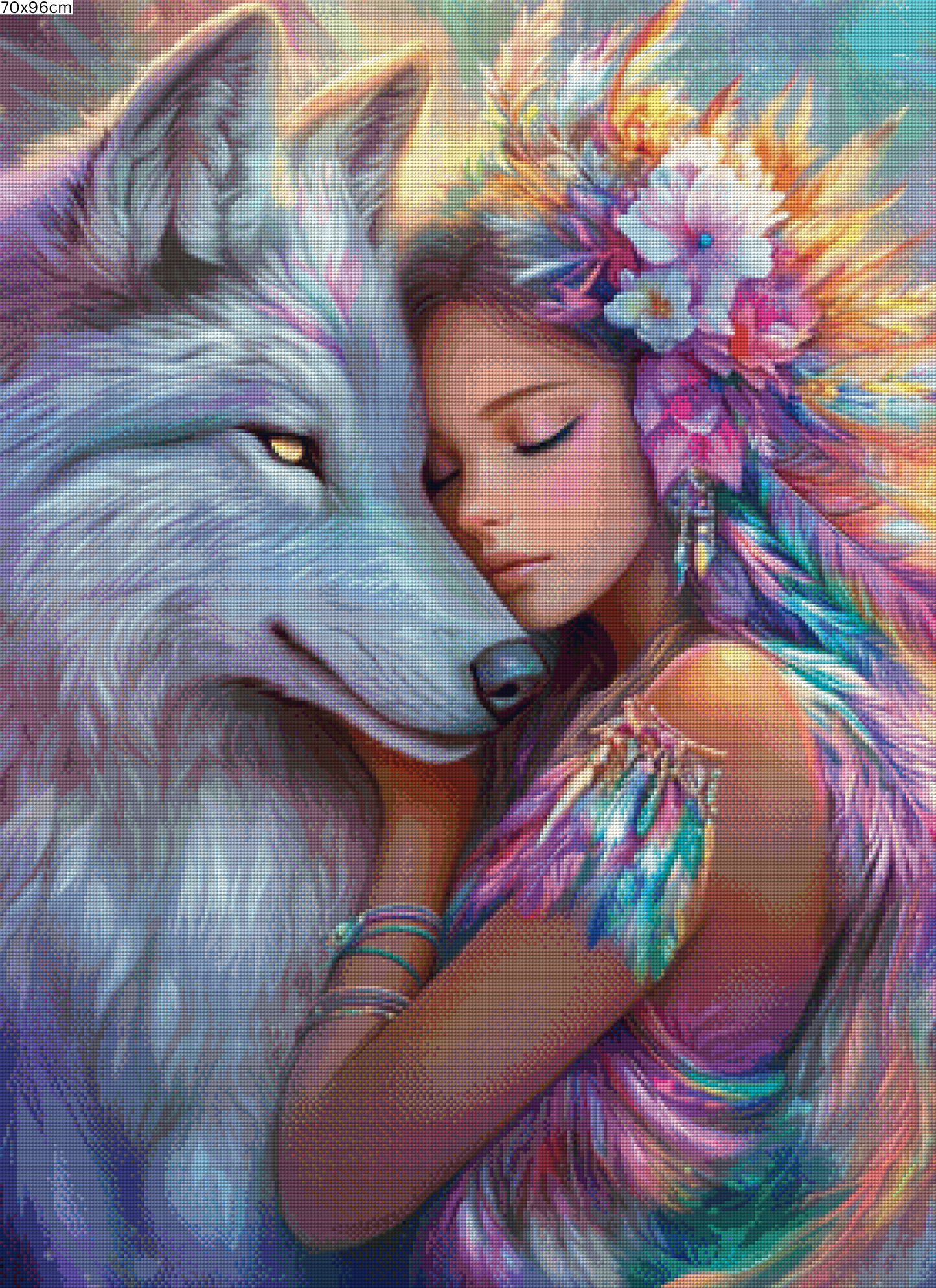 Diamond Painting Bild - Soulmates von Traumpixxel - ab 60x82cm - 155 Farben