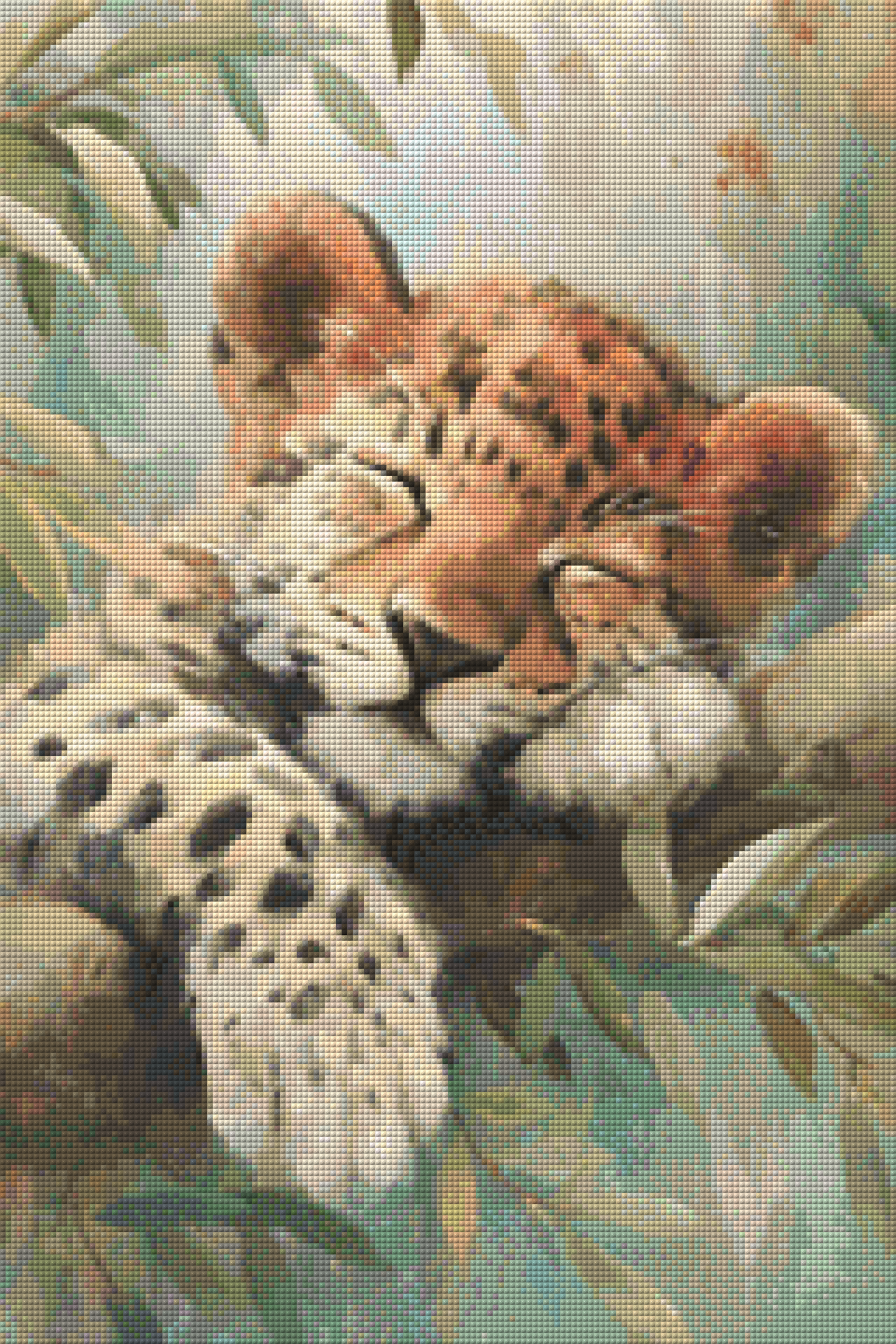 Diamond Painting Bild - Stille über den Ästen von Salzkatze - ab 40x60 cm - 80 Farben