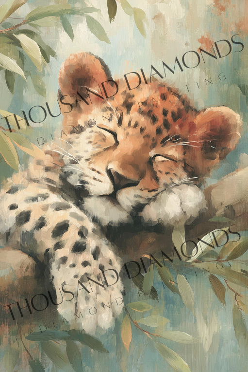 Diamond Painting Bild - Stille über den Ästen von Salzkatze - ab 40x60 cm - 80 Farben