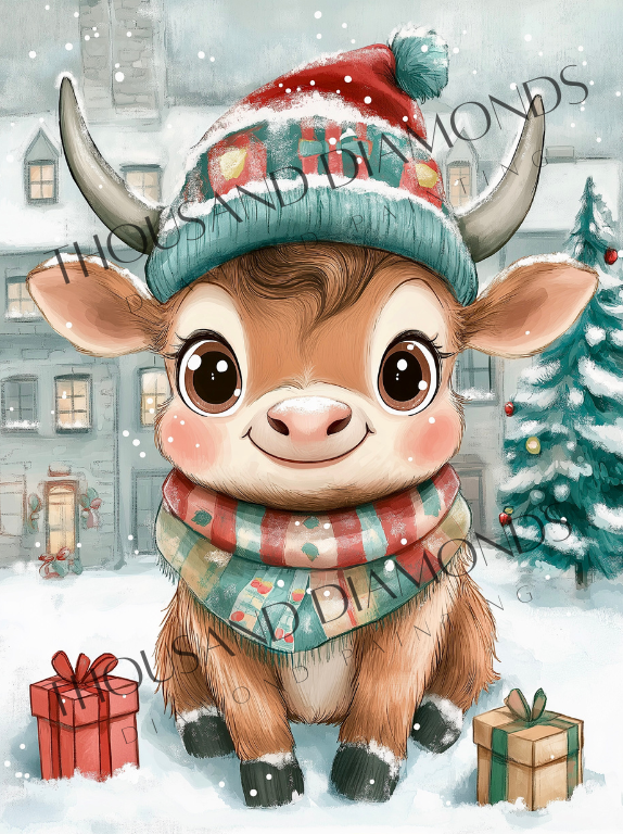 Diamond Painting Bild - Schöne Bescherung von Traumpixxel - 40x53 cm 62 Farben