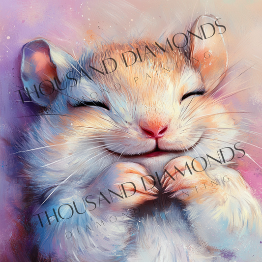 Diamond Painting Bild - Happy von Sakura Cherry Ai - 50x50 cm - 70 Farben