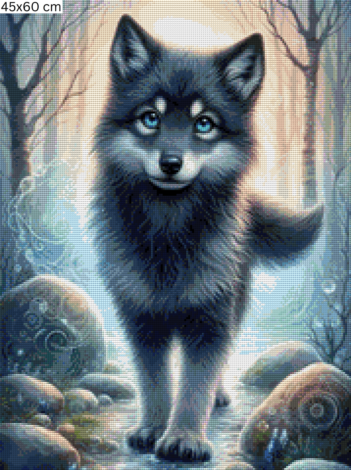 Diamond Painting Bild - Moonshadow von MoozyJo.ai - ab 45x60 cm - 51 Farben