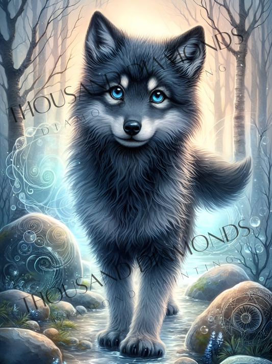 Diamond Painting Bild - Moonshadow von MoozyJo.ai - ab 45x60 cm - 51 Farben