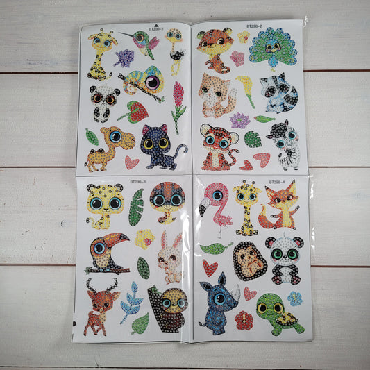 Diamond Painting Sticker - Tiere - 49 Sticker
