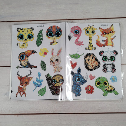 Diamond Painting Sticker - Tiere - 49 Sticker