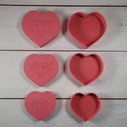Herzschiffchen 6 in 1 - Pink