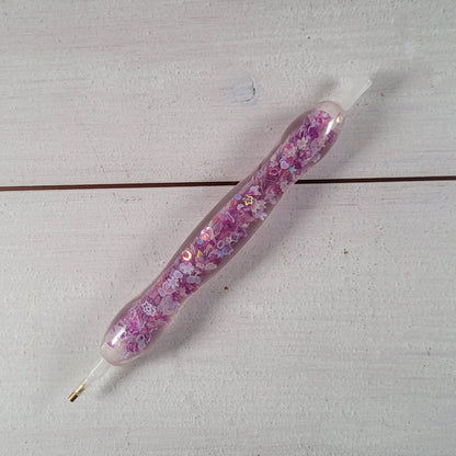 Diamand Painting Stift - Glow in the Dark - Lila Sterne