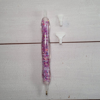 Diamand Painting Stift - Glow in the Dark - Lila Sterne