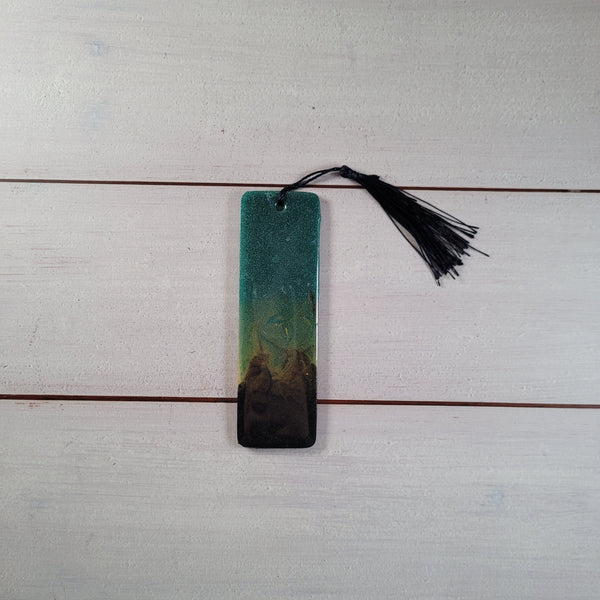 Lesezeichen - Grün, Gold, Schwarz