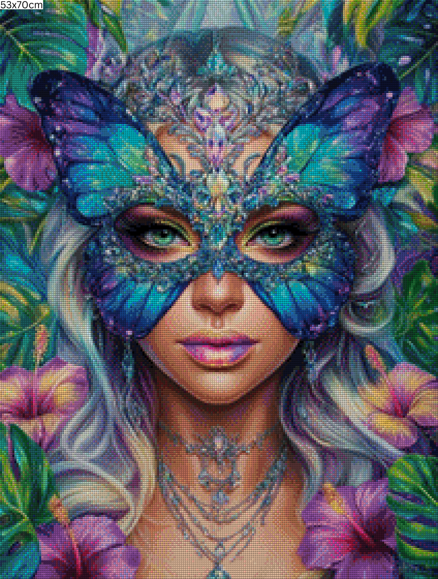 Diamond Painting Bild - Butterfly Veil von Sandrietta - ab 53x70cm - 165 Farben