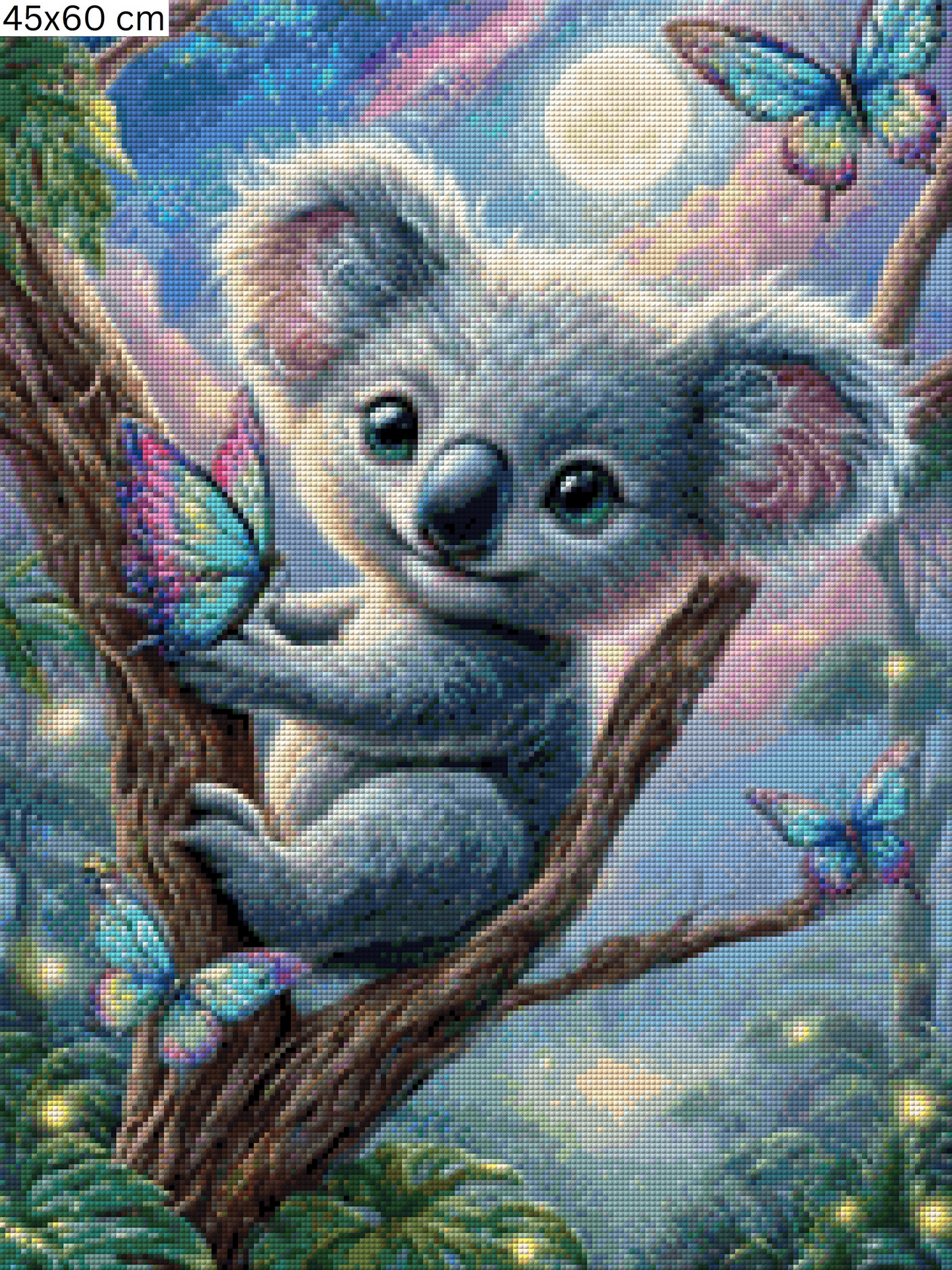 Diamond Painting Bild - Butterfly Sleep von Sandrietta - ab 45x60cm - 88 Farben
