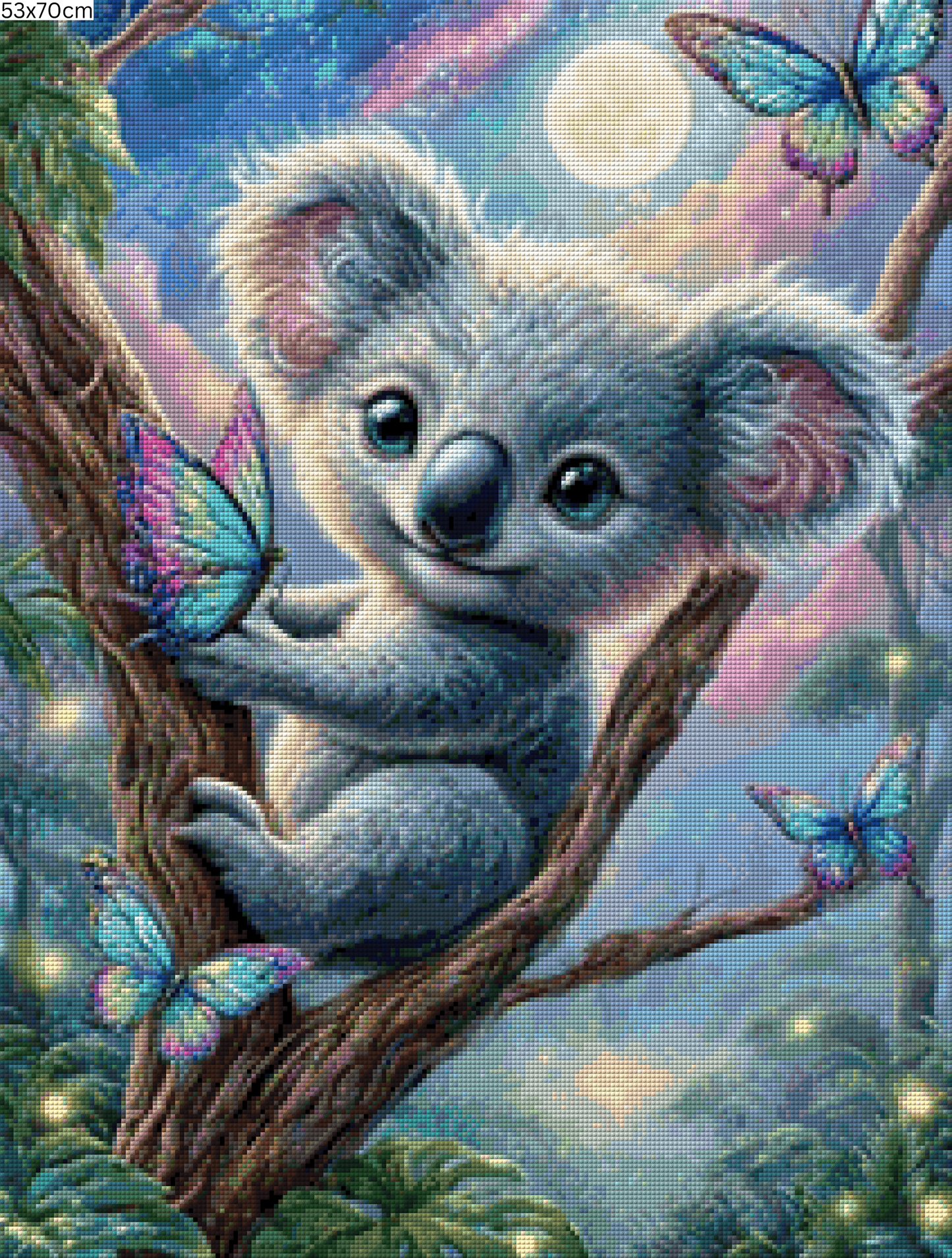 Diamond Painting Bild - Butterfly Sleep von Sandrietta - ab 45x60cm - 88 Farben
