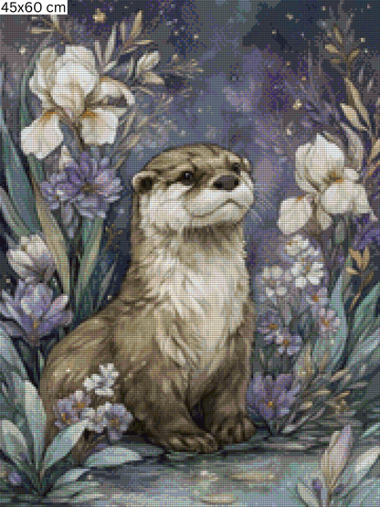 Diamond Painting Bild - Dämmerung am Wasser von Salzkatze - ab 45x60 cm - 65 Farben