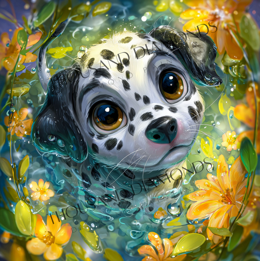 Diamond Painting Bild - Pünktchen von Funkelreich - ab 50x50 cm - 71 Farben