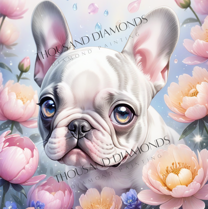Diamond Painting Bild - French Bully von TerraJane23 - ab 50x50cm - 66 Farben